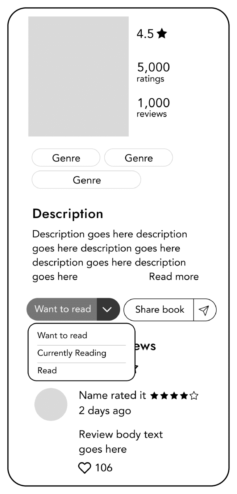 Before - Without custom shelves