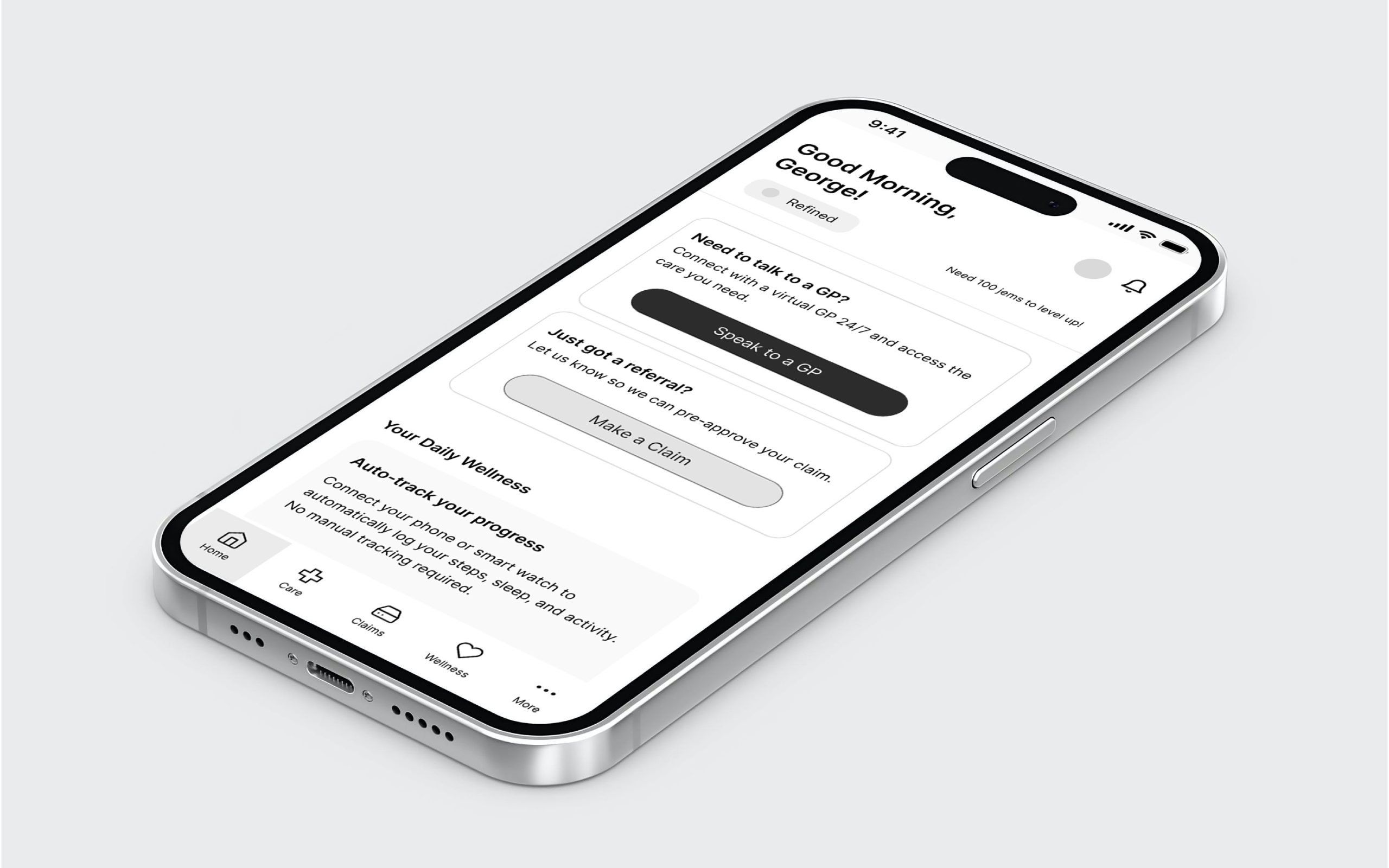 Protected: Guided product direction and designed key flows for a health insurance app
